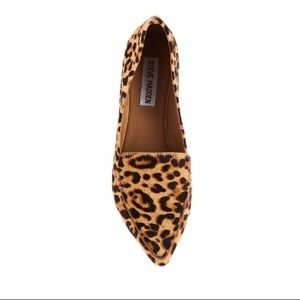 Steve Madden FEATHERL LEOPARD pointed flat